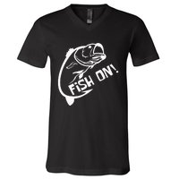 Fish On Fish Keeper V-Neck T-Shirt