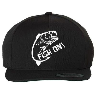 Fish On Fish Keeper Wool Snapback Cap