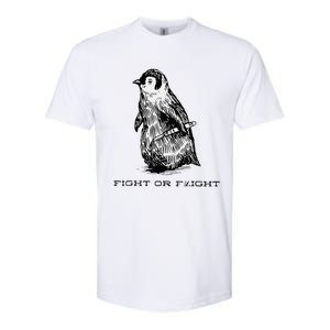 Fight Or Flight Penguin Softstyle CVC T-Shirt