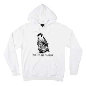 Fight Or Flight Penguin Hoodie