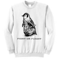 Fight Or Flight Penguin Sweatshirt