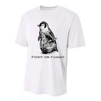 Fight Or Flight Penguin Performance Sprint T-Shirt