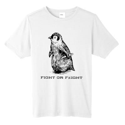 Fight Or Flight Funny Penguin Pun Fight Tall Fusion ChromaSoft Performance T-Shirt