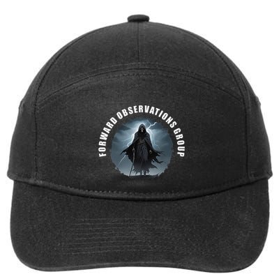 Forward Observations Group. Fog. Death Ahead Reaper 7-Panel Snapback Hat