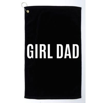 Father of girl - Proud New Girl Dad - Fathers Day Gift  Golf Towel