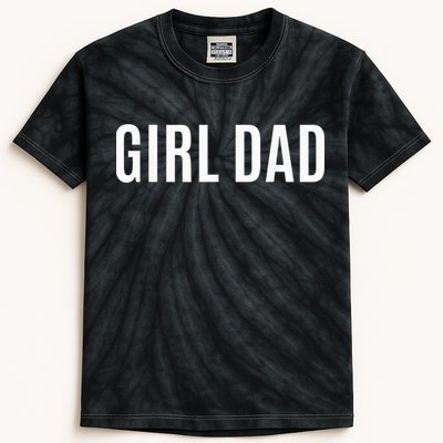 Father of girl - Proud New Girl Dad - Fathers Day Gift  Kids Tie-Dye T-Shirt