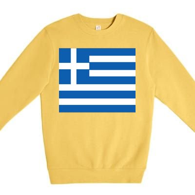 Flag of Greece Premium Crewneck Sweatshirt