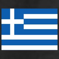 Flag of Greece Adult Drive Performance Visor