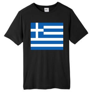 Flag of Greece Tall Fusion ChromaSoft Performance T-Shirt