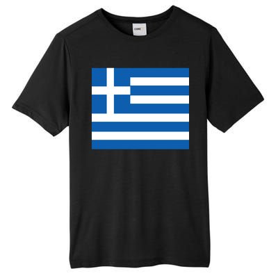 Flag of Greece Tall Fusion ChromaSoft Performance T-Shirt