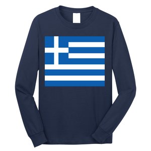 Flag of Greece Long Sleeve Shirt