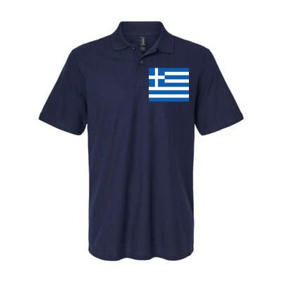 Flag of Greece Softstyle Adult Sport Polo