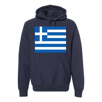 Flag of Greece Premium Hoodie