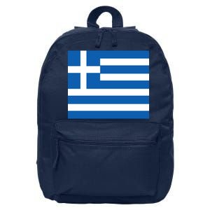 Flag of Greece 16 in Basic Backpack