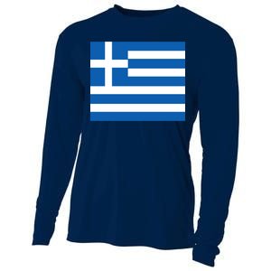 Flag of Greece Cooling Performance Long Sleeve Crew