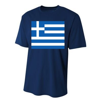 Flag of Greece Performance Sprint T-Shirt