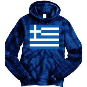 Flag of Greece Tie Dye Hoodie