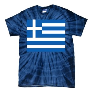 Flag of Greece Tie-Dye T-Shirt