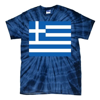 Flag of Greece Tie-Dye T-Shirt