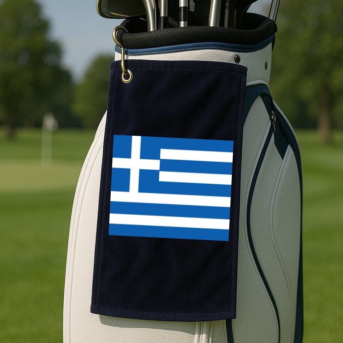 Flag of Greece Golf Towel