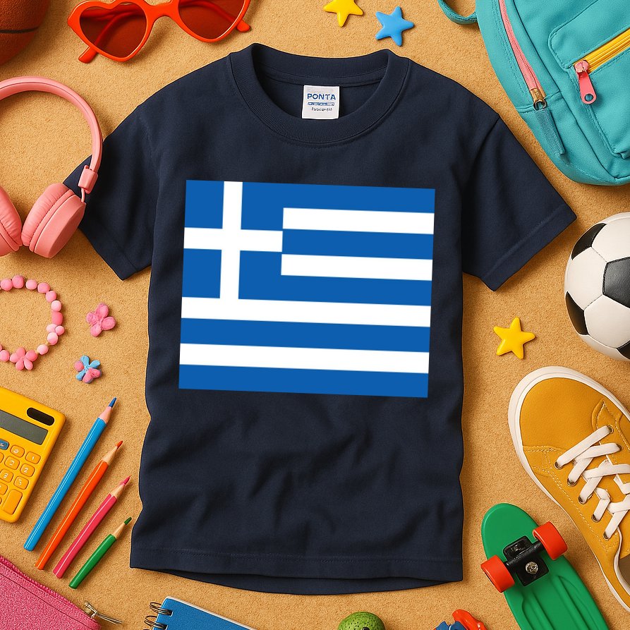 Flag of Greece Kids T-Shirt