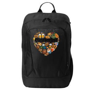 Funny Oktoberfest German Bavarian Women Beer Fest City Backpack