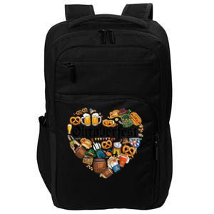 Funny Oktoberfest German Bavarian Women Beer Fest Impact Tech Backpack