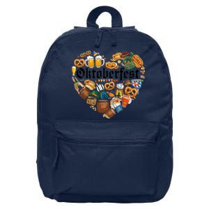 Funny Oktoberfest German Bavarian Women Beer Fest 16 in Basic Backpack