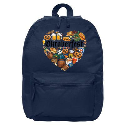 Funny Oktoberfest German Bavarian Women Beer Fest 16 in Basic Backpack