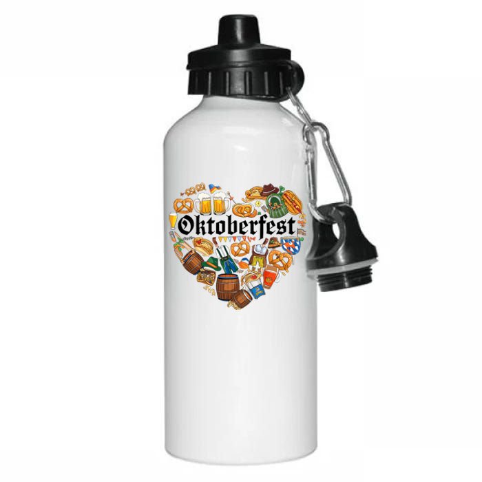 Funny Oktoberfest German Bavarian Women Beer Fest Aluminum Water Bottle