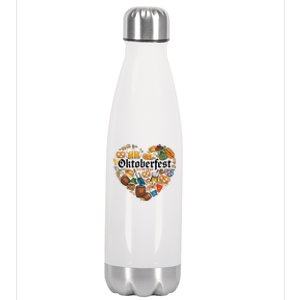 Funny Oktoberfest German Bavarian Women Beer Fest Stainless Steel Insulated Water Bottle