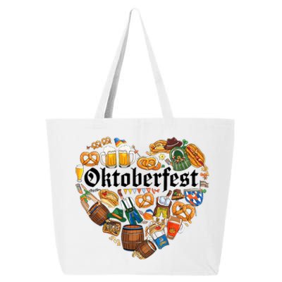 Funny Oktoberfest German Bavarian Women Beer Fest 25L Jumbo Tote