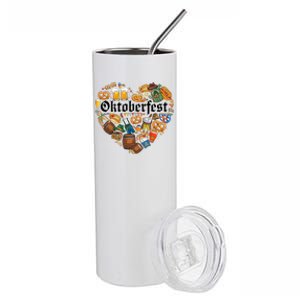 Funny Oktoberfest German Bavarian Women Beer Fest Stainless Steel Tumbler