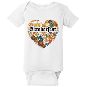 Funny Oktoberfest German Bavarian Women Beer Fest Baby Bodysuit