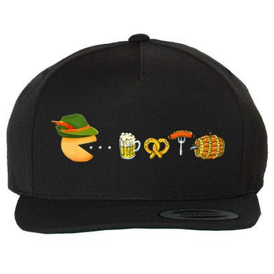 Funny Oktoberfest Gamer Beer Festival Wool Snapback Cap