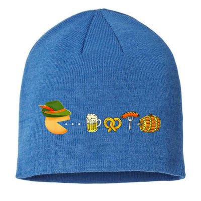 Funny Oktoberfest Gamer Beer Festival Sustainable Beanie