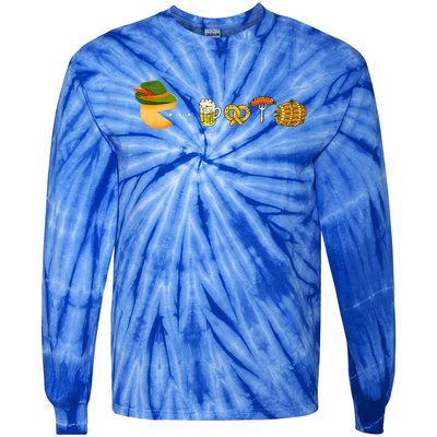 Funny Oktoberfest Gamer Beer Festival Tie-Dye Long Sleeve Shirt