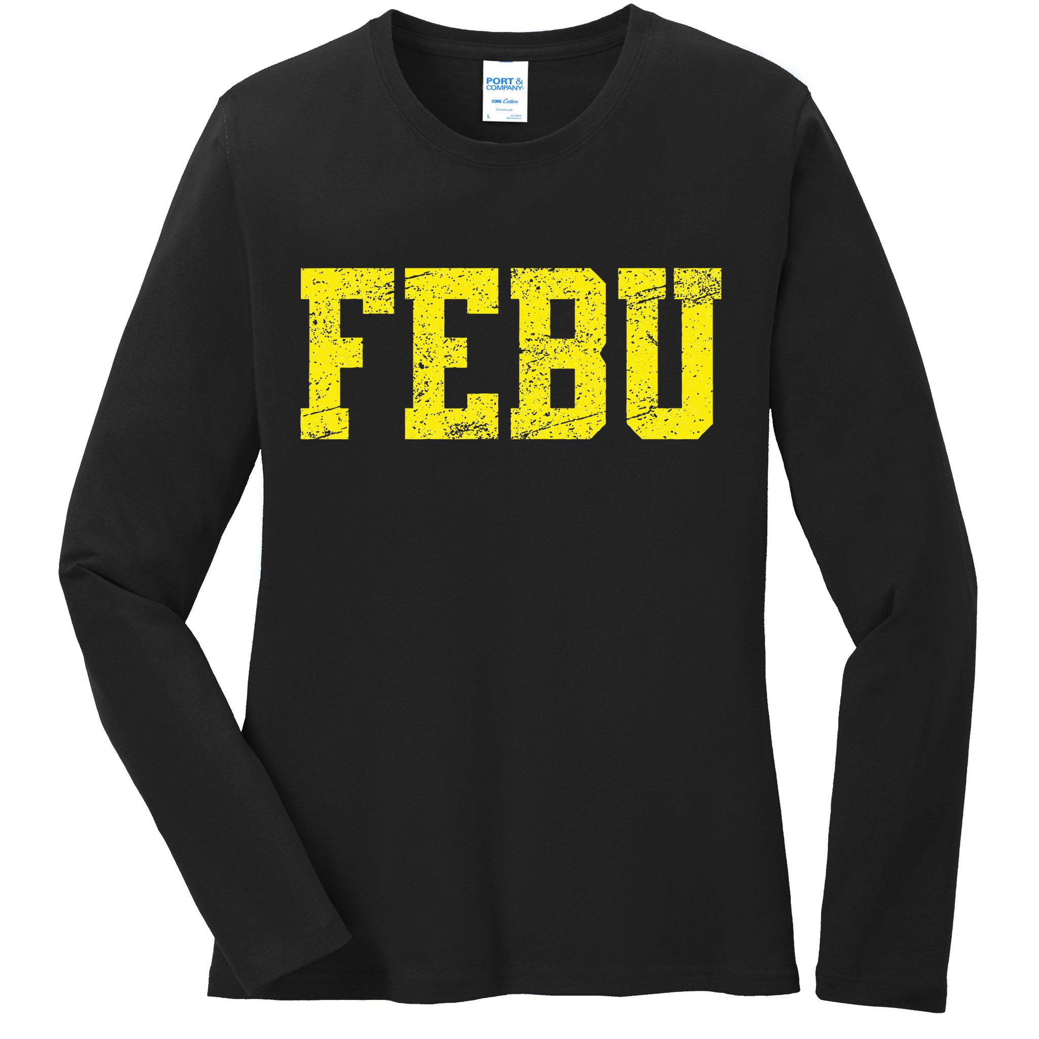 Febu Oregon Green Ladies Long Sleeve Shirt