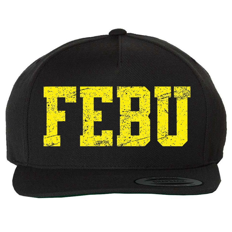 Febu Oregon Green Wool Snapback Cap