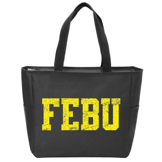 Febu Oregon Green Zip Tote Bag