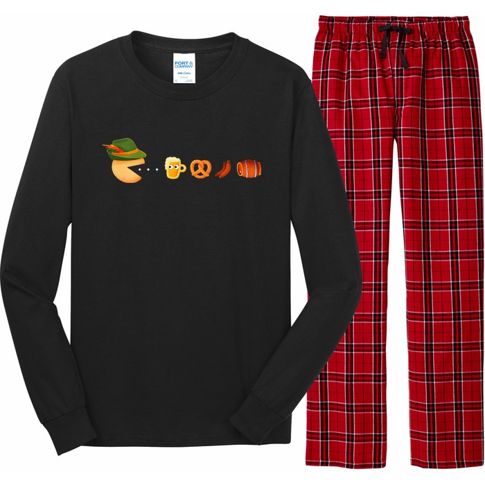 Funny Oktoberfest Gamer Beer Festival Long Sleeve Pajama Set