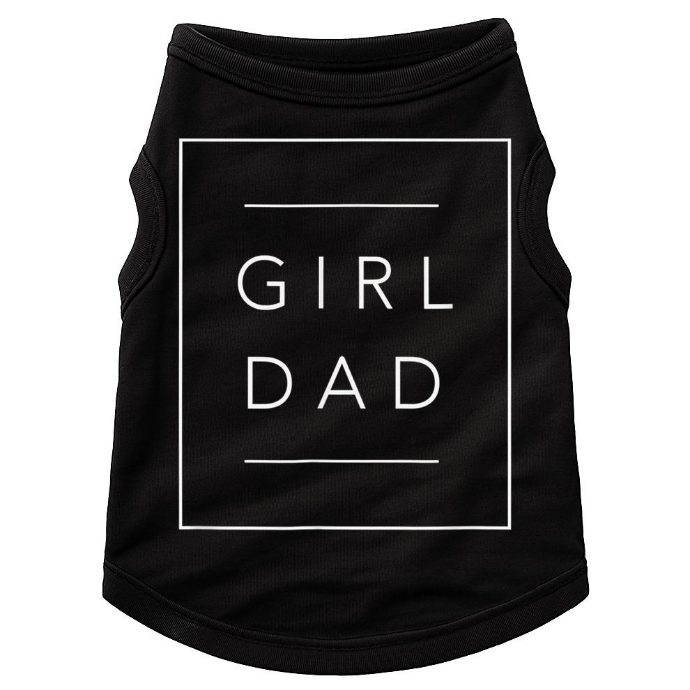 Father of girl Proud New Girl Dad Daughter Fathers Day Doggie Tank