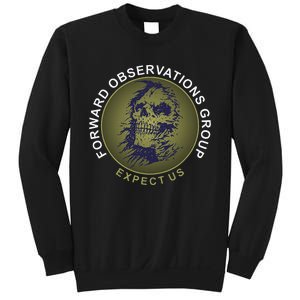 Forward Observations Group. Expect Us Skull Sweatshirt