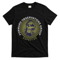 Forward Observations Group. Expect Us Skull T-Shirt