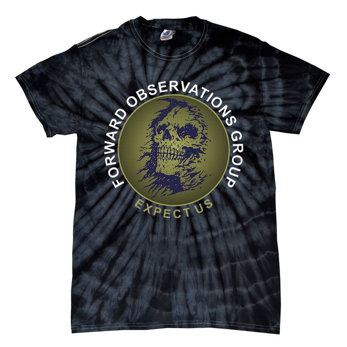 Forward Observations Group. Expect Us Skull Tie-Dye T-Shirt