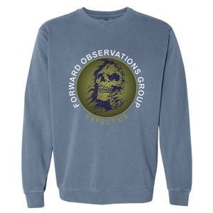 Forward Observations Group. Expect Us Skull Garment-Dyed Sweatshirt