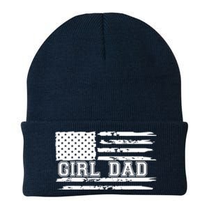 Father Of Girl_s Proud New Gir_l Dad Fathers Day Gift Men Knit Cap Winter Beanie