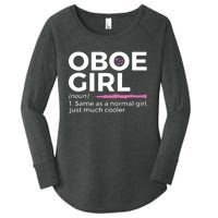 Funny Oboe Girl Definition Funny Oboe Women's Perfect Tri Tunic Long Sleeve Shirt