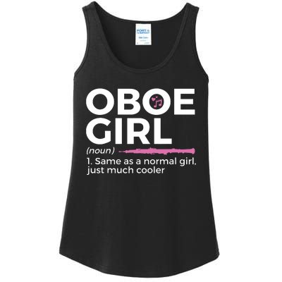 Funny Oboe Girl Definition Funny Oboe Ladies Essential Tank