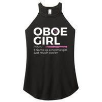 Funny Oboe Girl Definition Funny Oboe Women's Perfect Tri Rocker Tank